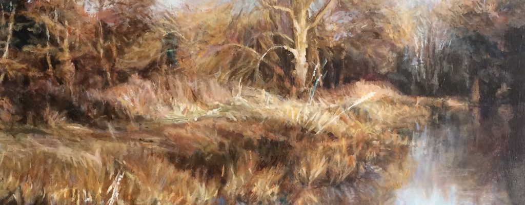 Suffolk Trees, Sarah Spencer, Oil, 21 x 26 inches, October 2014